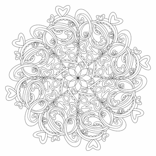 Love Mandala (new design) - Unisex t-shirt - Image 5