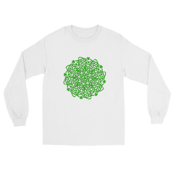 Lucky Mandala Men’s Long Sleeve Shirt - Image 3